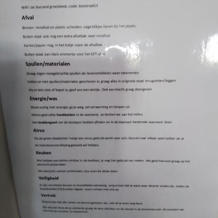 Vakantiehuis B&B De Bosrand Groesbeek Zewnętrze zdjęcie